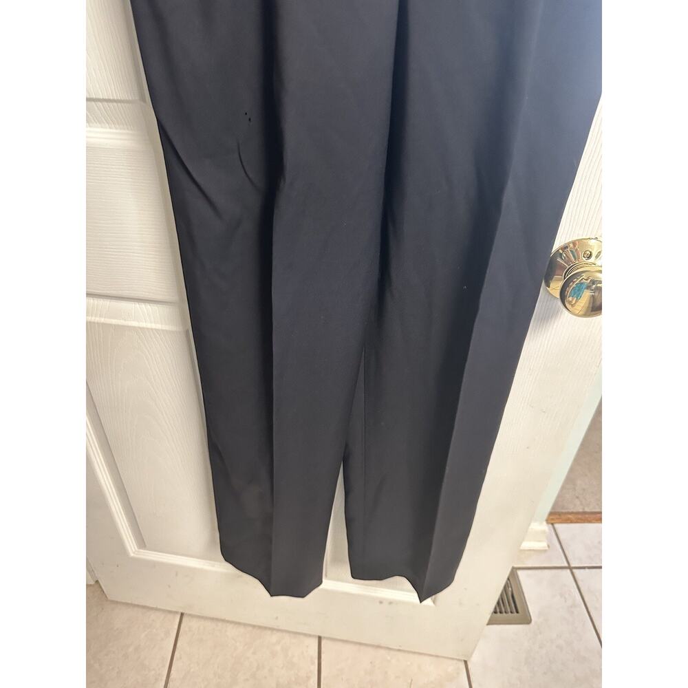 2 Pair Bernard Zins Pants Wool 4 Small France Black 26x26 VNT 90s Cerruti 1881 - Picture 3 of 14